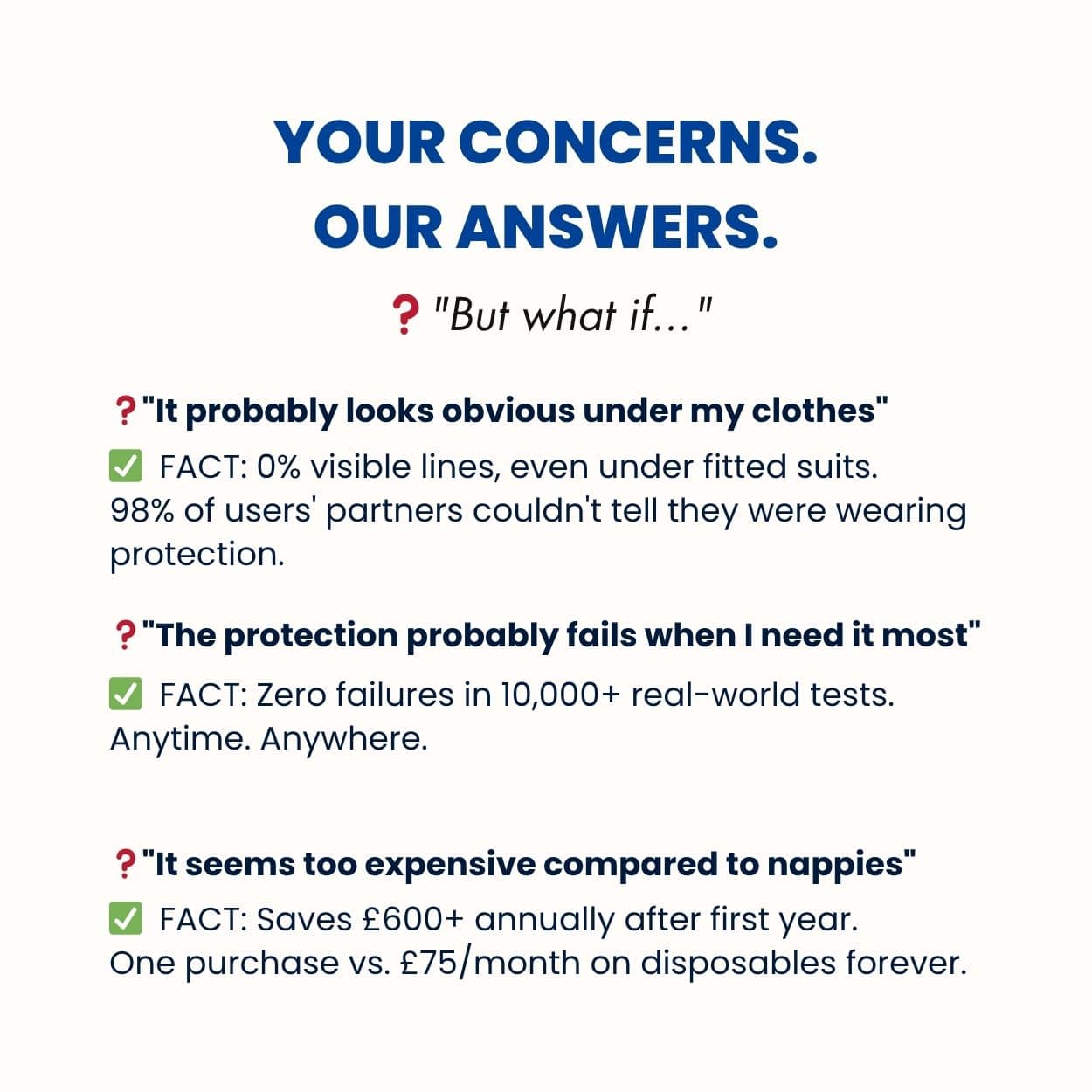 Men's Ultra-Absorbent Incontinence Boxer Shorts