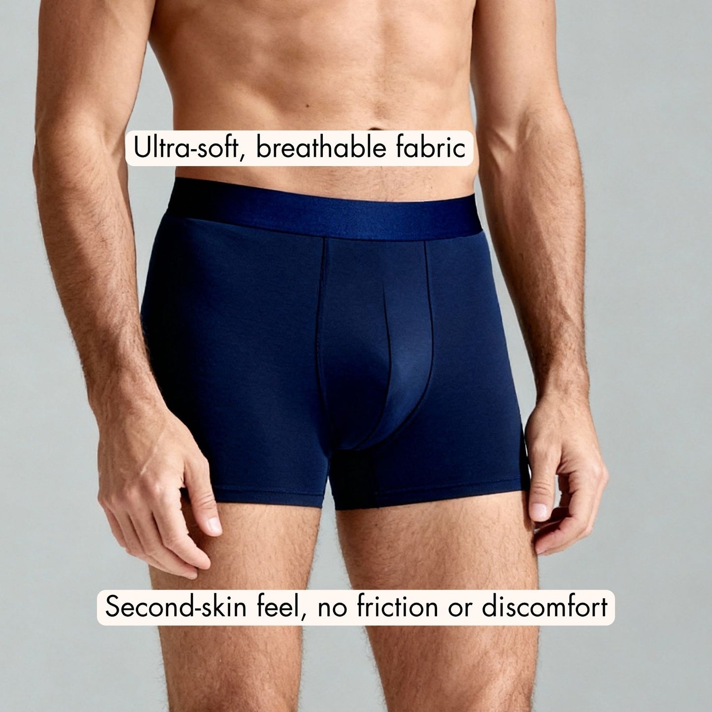 Men's Light Leaks Absorbent Boxer Trunks