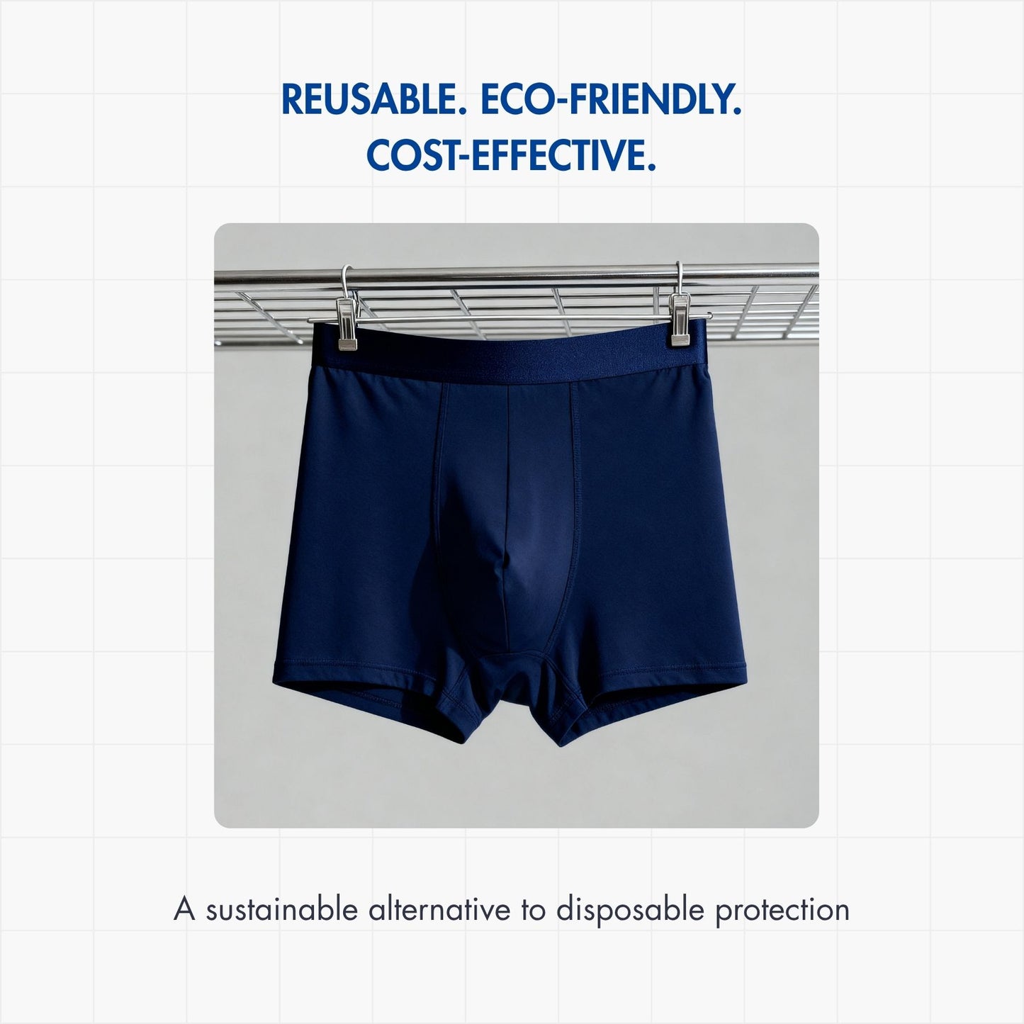 Men's Light Leaks Absorbent Boxer Trunks