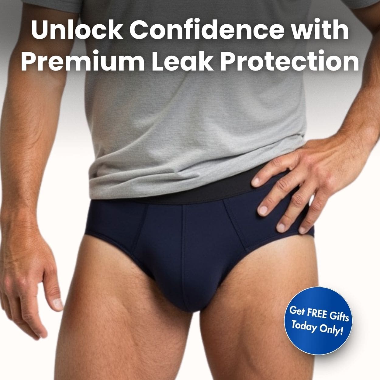 Men's Ultra-Absorbent Incontinence Briefs