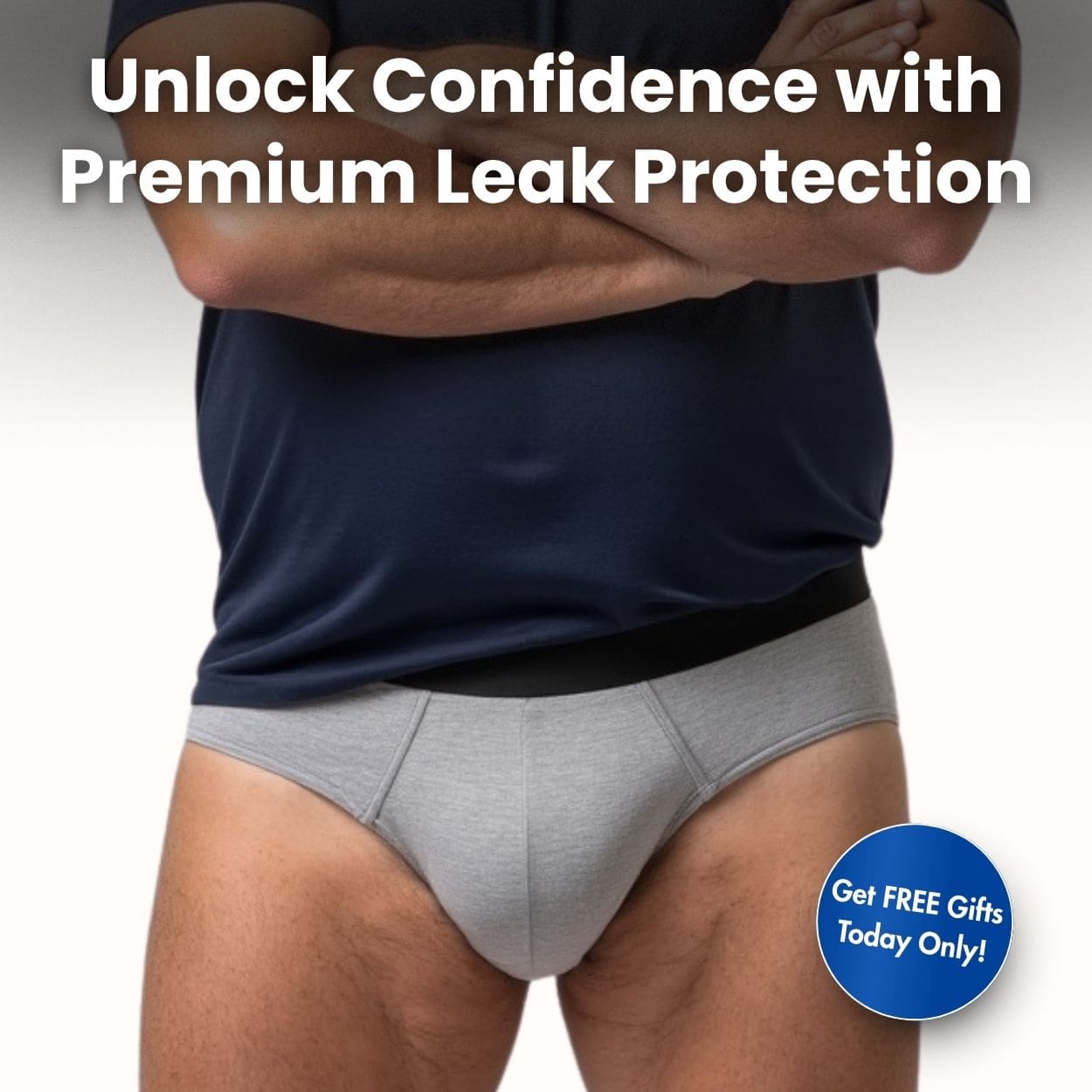Men's Ultra-Absorbent Incontinence Briefs